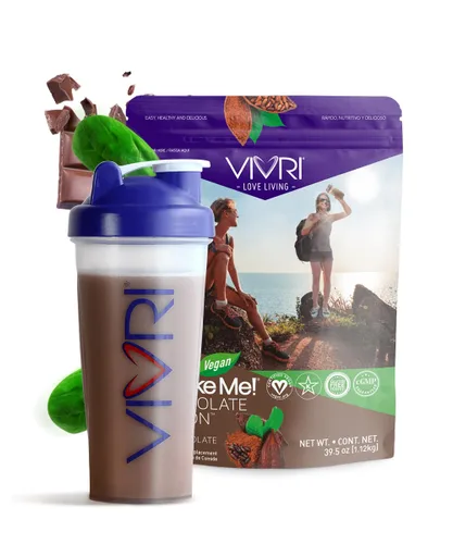 Miniatura 2 de VIVRI Desafío ENS de 10 días ¡Shake Me! Fusión de chocolate vegano Power Me! Mango naranja Cleanse Me! Naranja piña Batido de reemplazo