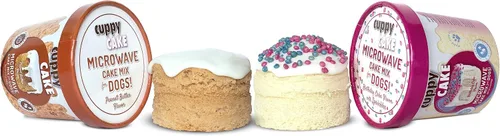Miniatura 14 de Cuppy Cake - Pastel de cumpleaños para perro en microondas en una taza, listo en 2 minutos, solo tienes que añadir agua y microondas, todo natural