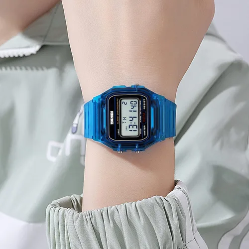 Miniatura 6 de FANMIS Reloj digital deportivo multifuncional para hombre y mujer, resistente al agua, LED, electrónico, tácticas militares, cronómetro