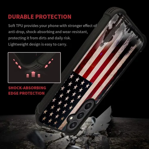 Miniatura 216 de CARLOCA Funda compatible con Samsung Galaxy S22 Ultra, diseño gráfico de Star Howling Wolfs Samsung Galaxy S22 Ultra, diseño gráfico, a prueba