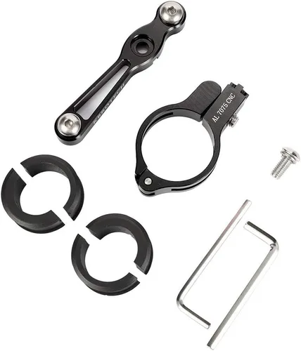 Miniatura 5 de Adaptador de soporte ajustable para botella de agua para bicicleta, manillar de bicicleta de carretera, soporte para botella de agua, poste de Sigle