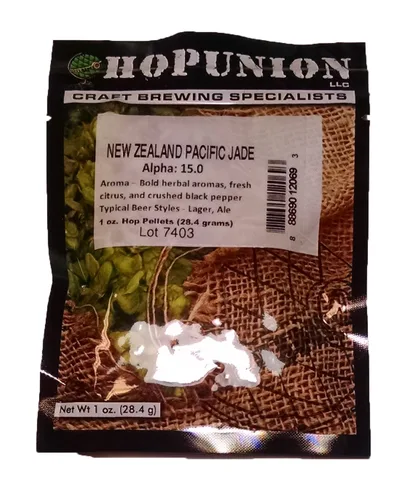 Miniatura 39 de HopUnion 2014A importó pellets de lúpulo para la fabricación de cerveza casera (melón alemán-casco), 1 oz