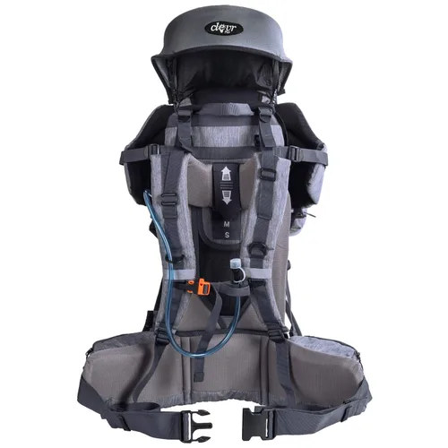 Miniatura 7 de ClevrPlus Urban Explorer - Mochila para bebé, color gris jaspeado