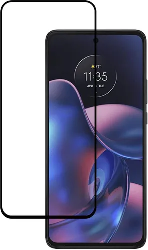 Miniatura 2 de Protector de pantalla de vidrio templado para Motorola Edge 2022 – [2 unidades] Protector de pantalla de vidrio templado negro Frontier Protector