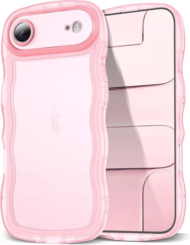 Miniatura 91 de SKYLMW Compatible con iPhone 6s Plus/6 Plus Case de 5.5", Linda Kawaii Marco Ondulado Rizado Forma de Marco Funda de Silicona Suave Resistente a