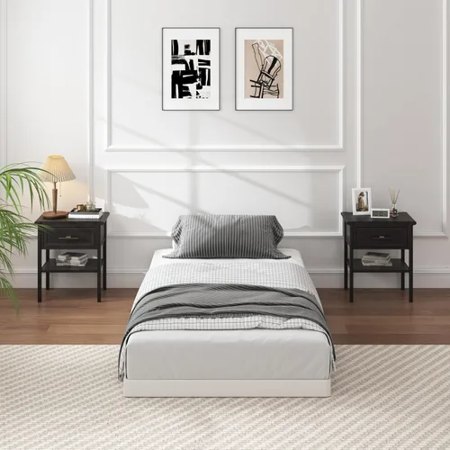 Miniatura 4 de OSASET Base de resortes de perfil bajo tamaño individual - Base de resortes de 7,6 cm (3,0 pulgadas) para cama pesada de tamaño individual, base