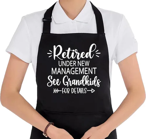 Miniatura 9 de Grandma Aprons for Women with Pockets, Mother's Day Gifts for Grandma from Grandkids Waterproof Adjustable