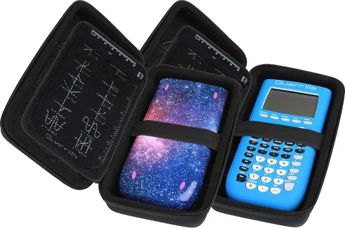 Miniatura 5 de Funda con cierre para calculadora gráfica (G1-CALCCASEBLK), de la marca Guerrilla, Negro