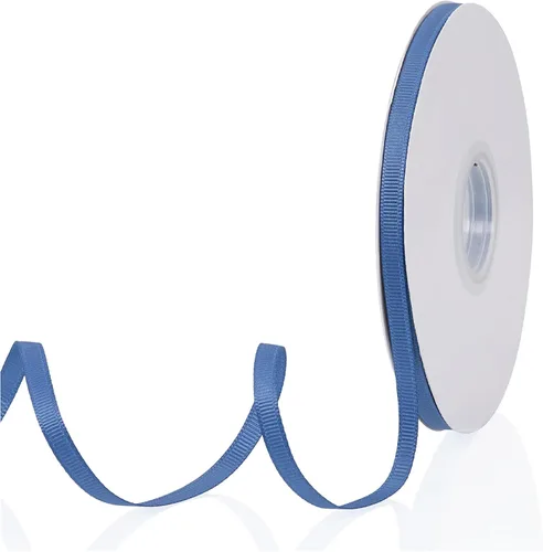 Miniatura 117 de Cinta de grogrén de doble cara de color liso azul bebé de 1-1/2 pulgadas x 50 yardas para envolver regalos, bodas, fiestas, manualidades, lazos