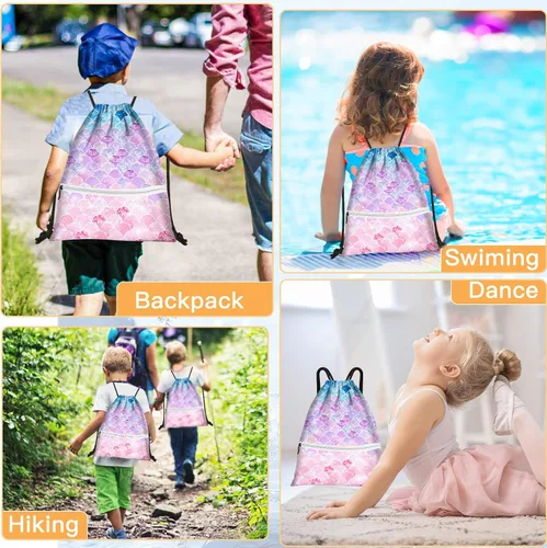 Miniatura 5 de Mochila con cordón bolsa de cuerda, sirena 2, Classic
