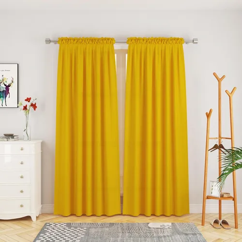 Miniatura 38 de UPOPO Cortinas de Niveles Beige Sobre Fregadero con Textura de Lino para Ventana de Cocina de 16 Pulgadas de Largo Caravana Privacidad Pequeñas