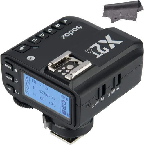 Miniatura 4 de Godox Transmisor inalámbrico X2T-C TTL, 1/8000s HSS, conexión Bluetooth, 5 botones de grupo separados, rueda de control reubicada, nuevo bloqueo