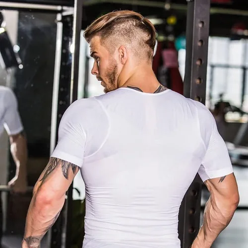 Miniatura 2 de Arjen Kroos Men's Gynecomastia Compression Shirts Shapewear Body Shaper Slimming Undershirts
