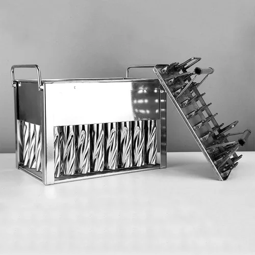 Miniatura 8 de Molde para paletas de hielo, moldes de acero inoxidable, soporte para palitos de helado (40 unidades)