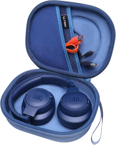 LTGEM - Funda rígida de EVA para JBL Live 770NC/660NC/650BT/460NC/670NC/400BT/500BT y JBL Tune Azul