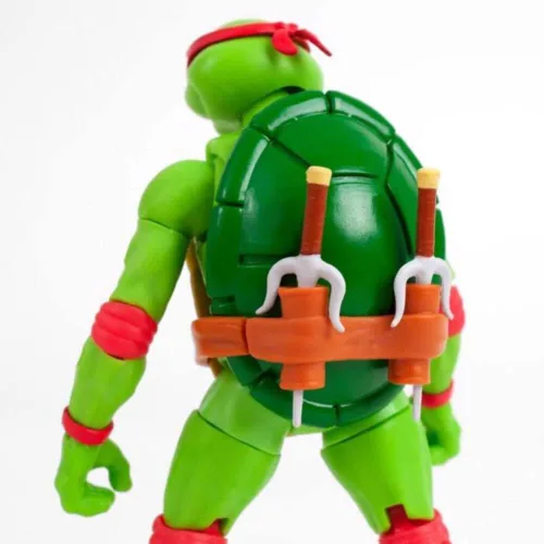 Miniatura 6 de Loyal Subjects - Figura de acción de Raphael 5 de las Tortugas Ninja Mutantes Adolescentes de BST AXN (red)