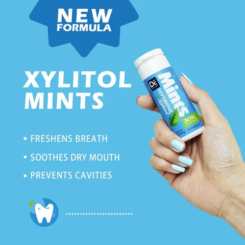 Miniatura 2 de DC24 DAILY CARE Mentas de Xilitol Sin Aspartame Sin azúcar Bajas en calorías con Eritritol Mentas para el aliento boca seca aptas