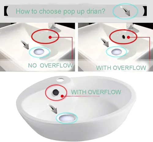 Miniatura 6 de Grifo automático para lavabo de baño con tapa de orificio, sensor de placa, sin contacto, grifo de tocador cromado de doble alimentación, grifo
