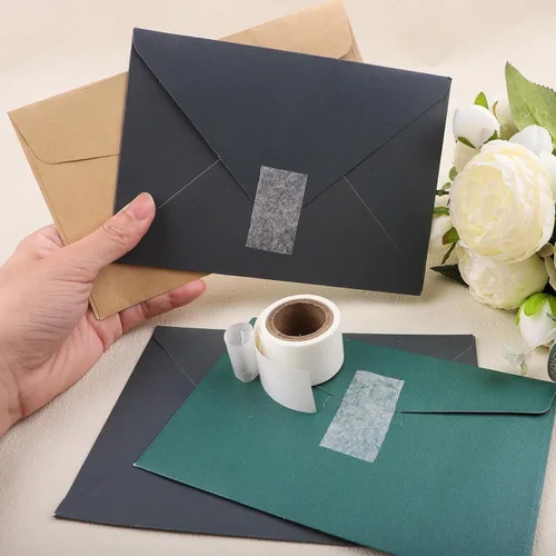 Miniatura 7 de Lineco Papel autoadhesivo para montaje/bisagra de archivo, arte de montaje, documentos, manualidades y proyectos de paspartú, sin ácidos, sin