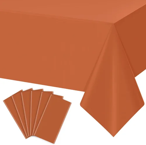 Miniatura 14 de 3 manteles color beige para mesas rectangulares, mantel desechable de plástico marfil, mantel impermeable color crema para cumpleaños, bodas