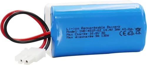 Miniatura 6 de KBT - Batería de repuesto para aspiradora de 14.4 V, 3000 mAh, gran capacidad, compatible con Shark Ion R75, R85, RV850, S87, AV752, AV751, RV761