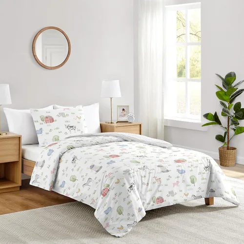 Miniatura 12 de Sweet Jojo Designs Juego de edredón individual de 2 piezas (vaquero occidental) para niños, ropa de cama para niños, ropa de cama en una bolsa
