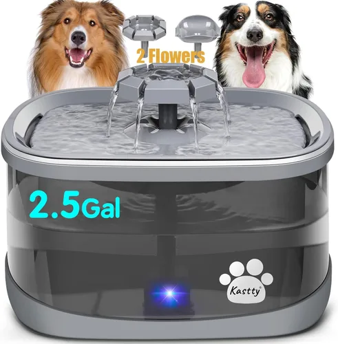 Miniatura 4 de Kastty Paquete de 6 filtros F de repuesto de carbón activado de 7.1 in más grandes para fuentes de agua para perros grandes de 9 L, grado
