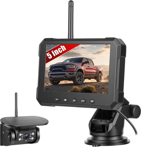 Miniatura 9 de Cámara de respaldo para camión, automóvil, IP68, impermeable, visión nocturna, líneas de rejilla para automóviles, caravanas, camiones, tractores