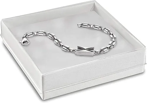 Miniatura 6 de Joyero pequeño Cajas de regalo con tapas - Cajas de regalo blancas y transparentes 3.5 x 3.5 (5)