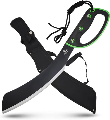 Miniatura 8 de Snake Eye Tactical Full-Tang Machete – Herramienta de supervivencia de hoja fija resistente con funda de nailon reforzado para camping, caza