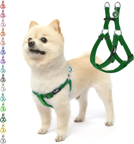 Miniatura 63 de PUPTECK arnés para perro para no jalar, reflejante, ajustable, básico, de nailon, chaleco para cachorro, para caminar al aire libre con etiqueta