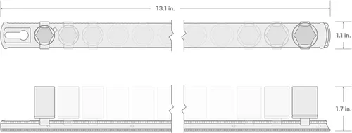 Miniatura 4 de TEKTON Juego de dados de impacto de 6 puntos poco profundos de 3/8 pulgadas con riel, 12 piezas (0.315-0.748 in) SID91102