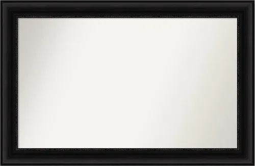 Miniatura 74 de Amanti Art Espejo personalizado, espejo de baño negro puente, espejo de pared o espejo de tocador de baño sobre el fregadero (26 x 26 pulgadas)