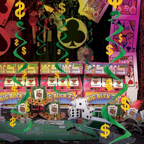 Miniatura 5 de $ remolinos (3/paquete), verde/dorado