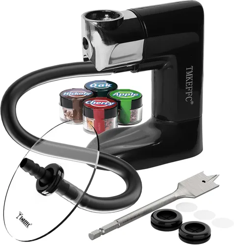 Pistola de fumar portátil infusor de ahumador, juego de herramientas de bricolaje, herramienta de generador de humo de cóctel para interiores y