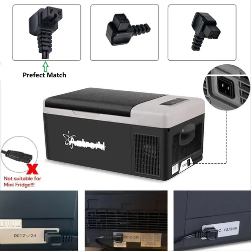 Miniatura 3 de Enchufe de pared para refrigerador de automóvil con certificación UL compatible con Anker SOLIX EverFrost 2 ARB BougeRV Euhomy BODEGA Wagan AstroAI