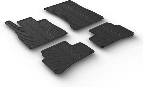 Miniatura 16 de Gledring USA - Tapetes de carga de goma personalizados para todo tipo de clima, diseñados para Mercedes Benz GLC X253 2016-2022, no se requiere