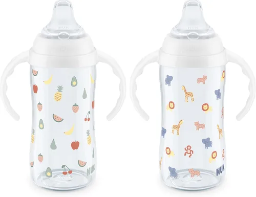 Miniatura 13 de NUK First Choice - Vaso grande para aprendizaje 2.0, 10 onzas, taza para sorber con asas, a prueba de derrames, a prueba de fugas, vaso con popote