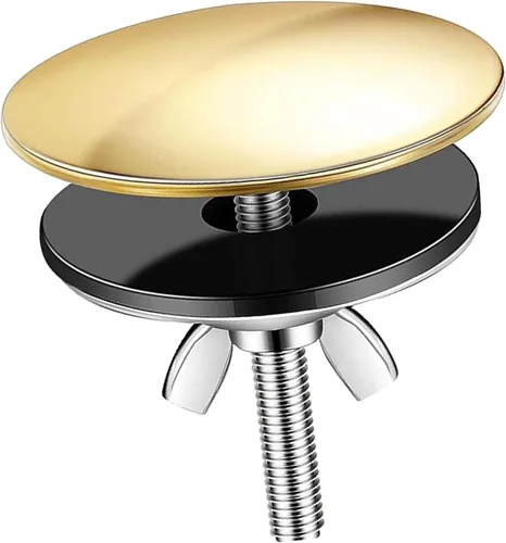 Miniatura 7 de Cubierta del agujero del fregadero de la cocina de 2 pulgadas, Cubierta del agujero del grifo del acero inoxidable dorado, Cubierta del tapón