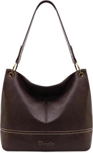 Miniatura 71 de Wrangler Hobo - Bolsas para mujer de cuero vegano con asa superior, bolsos de hombro y bolsos