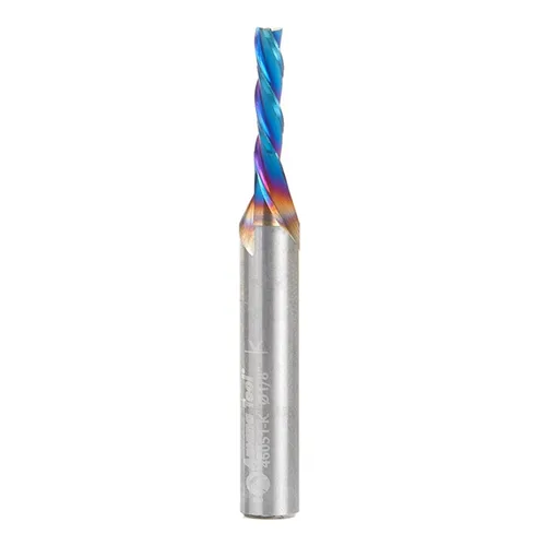 Amana Tool 46051-K SC Spektra Extreme Tool Life Coated Spiral Plunge 1/8 de diámetro x 1/2 CH x 1/4 SHK 2 pulgadas de largo
