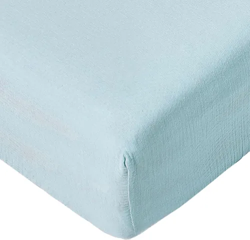 Miniatura 11 de Sábanas de muselina para cuna, para niños y niñas, sábana bajera neutra para cuna estándar y colchón de niño pequeño, suave y transpirable, 28 x 52