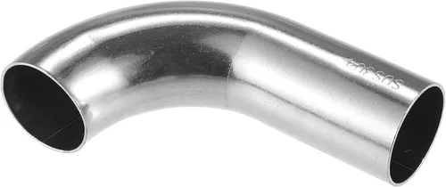 Tubo de tubo de codo curvado, 1 pulgada de diámetro exterior, 3.43 pulgadas, 1.97 pulgadas, pierna de 90 grados, tubo de escape intercooler de aire