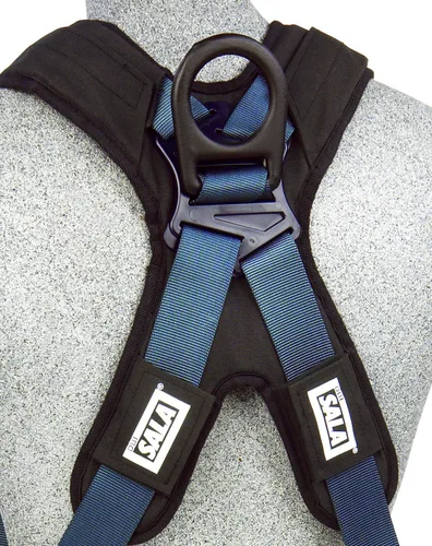 Miniatura 3 de 3M DBI-SALA ExoFit XP 1110844 Arnés de nailon con arco flash, anillo en D trasero de PVC, bucles de rescate web, acolchado cómodo Nomex/Kevlar