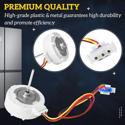 Miniatura 6 de Actualizado 809069201 809069206 Motor de ventilador de evaporador de refrigerador Compatible con Frigidaire, Kenmore, Electrolux, Reemplaza