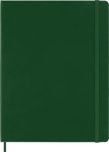 Miniatura 2 de Cuaderno Moleskine, extragrande, a rayas, verde mirto, tapa dura (7.5 x 9.75).