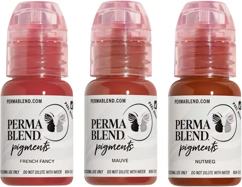 Miniatura 8 de Perma Blend Juego de tintas neutralizantes para maquillaje permanente, pigmento de microblading vegano y suministros de tatuaje para maquillaje