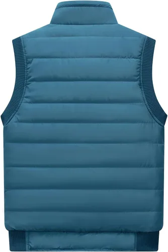 Miniatura 18 de Msmsse Chalecos de invierno para hombre, con forro polar, acolchado, casual, sin mangas