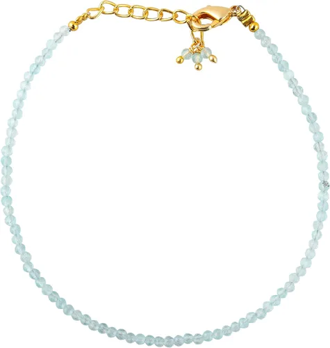 Miniatura 36 de TGH Pulsera de cuentas naturales con piedras preciosas microfacetadas, joyería para ella, cristales curativos energéticos de piedra natal, cadena
