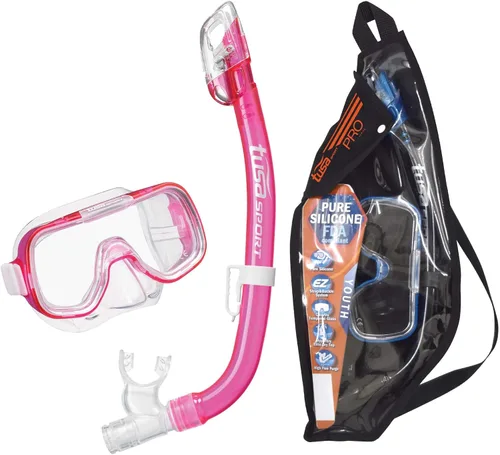 Miniatura 8 de TUSA Sport Conjunto combinado de máscara Mini-Kleio y esnórquel seco para jóvenes
